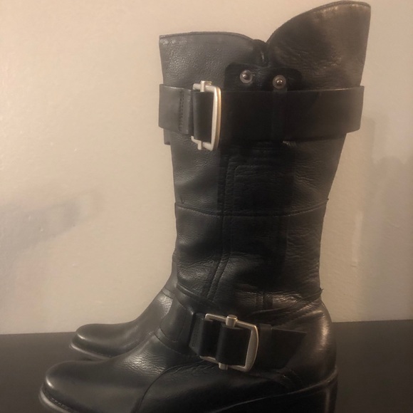 Vera Wang Lavender label Moto style boots size 8 - Picture 3 of 7
